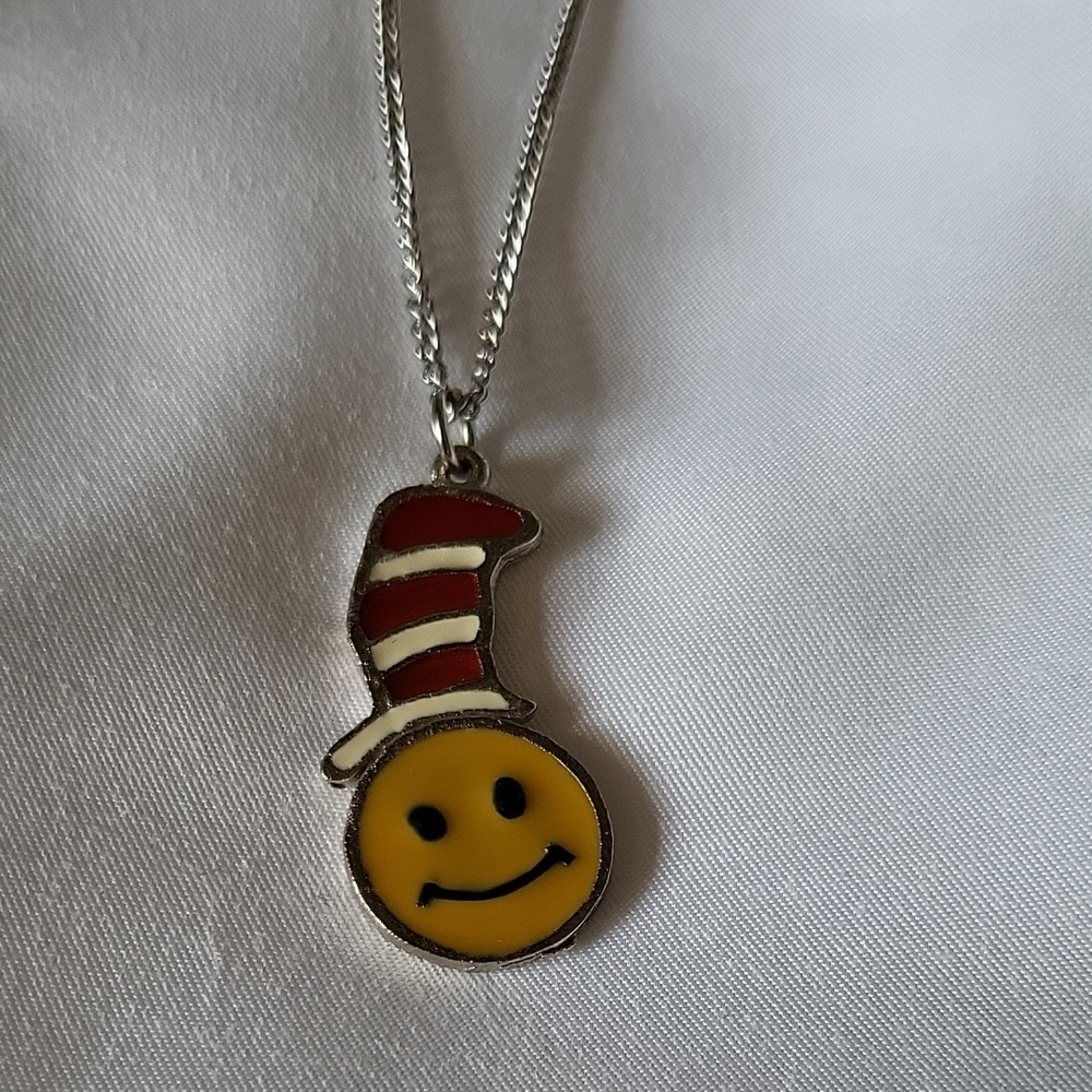 Vintage 90's Happy Face Necklace